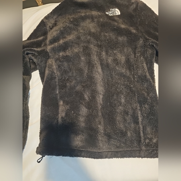 The North Face Womens Small Black Fleece Full Zip Fuzzy Jacket Size S - Picture 6 of 6